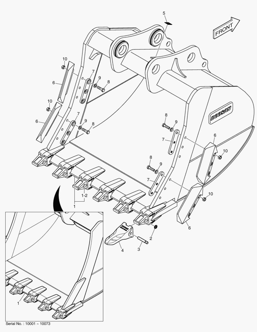 6420 BUCKET ASS`Y - 2.78mВі - S CLASS