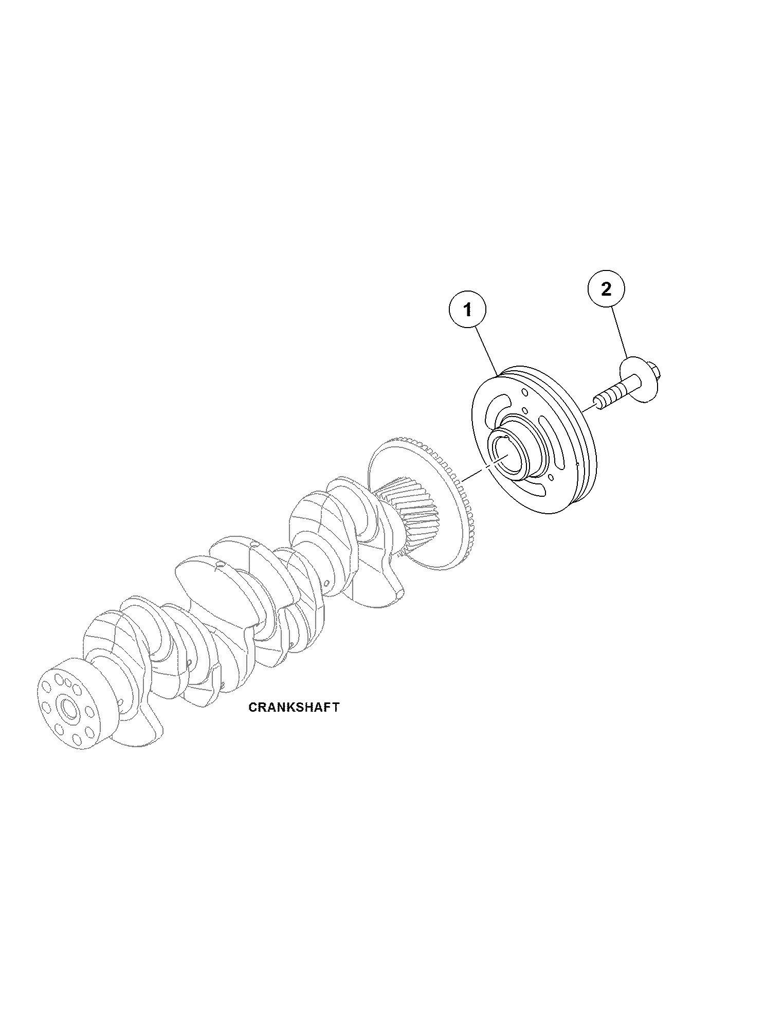 ШКИВ КОЛЕНЧАТОГО ВАЛА