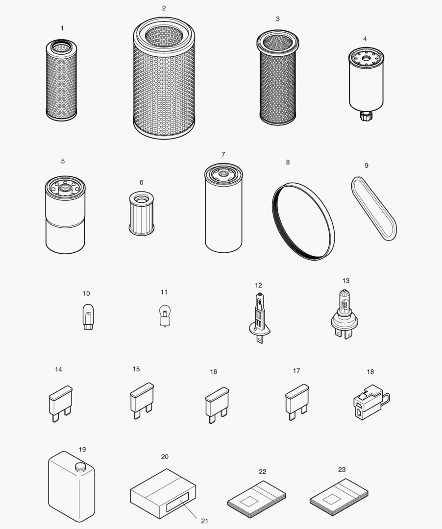 Схема 4110 SPARE PARTS