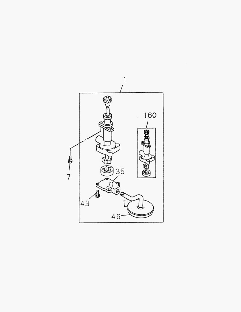 500 OIL PUMP & OIL STRAINER [1257~]