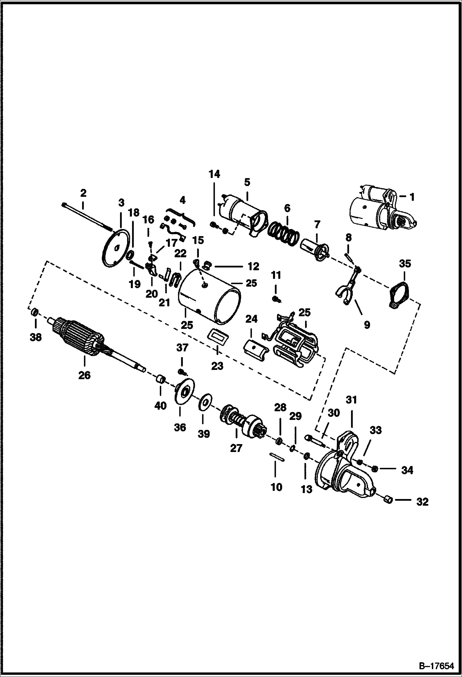 СТАРТЕР (B01192) (С УПЛОТНЕНИЕМ)