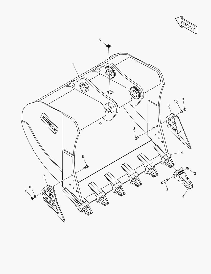 3200 BUCKET ASS`Y - 3.28mВі - H CLASS