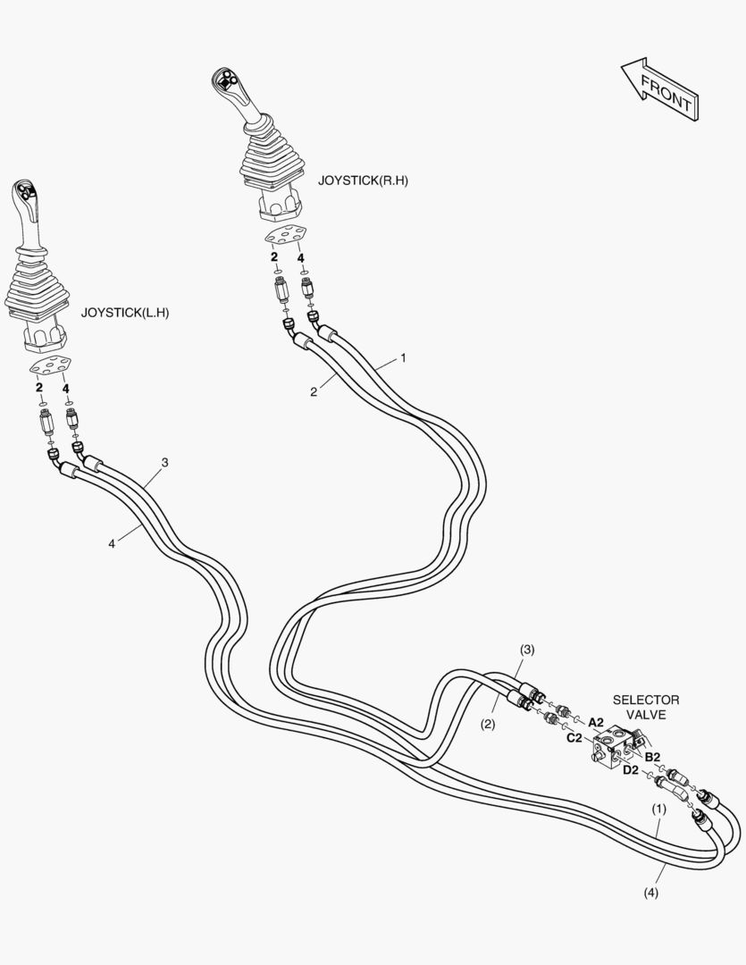 ТРУБОПРОВОД СЕРВОУПРАВЛЕНИЯ - ИЗМЕНЕНИЕ РЕЖИМА(2)