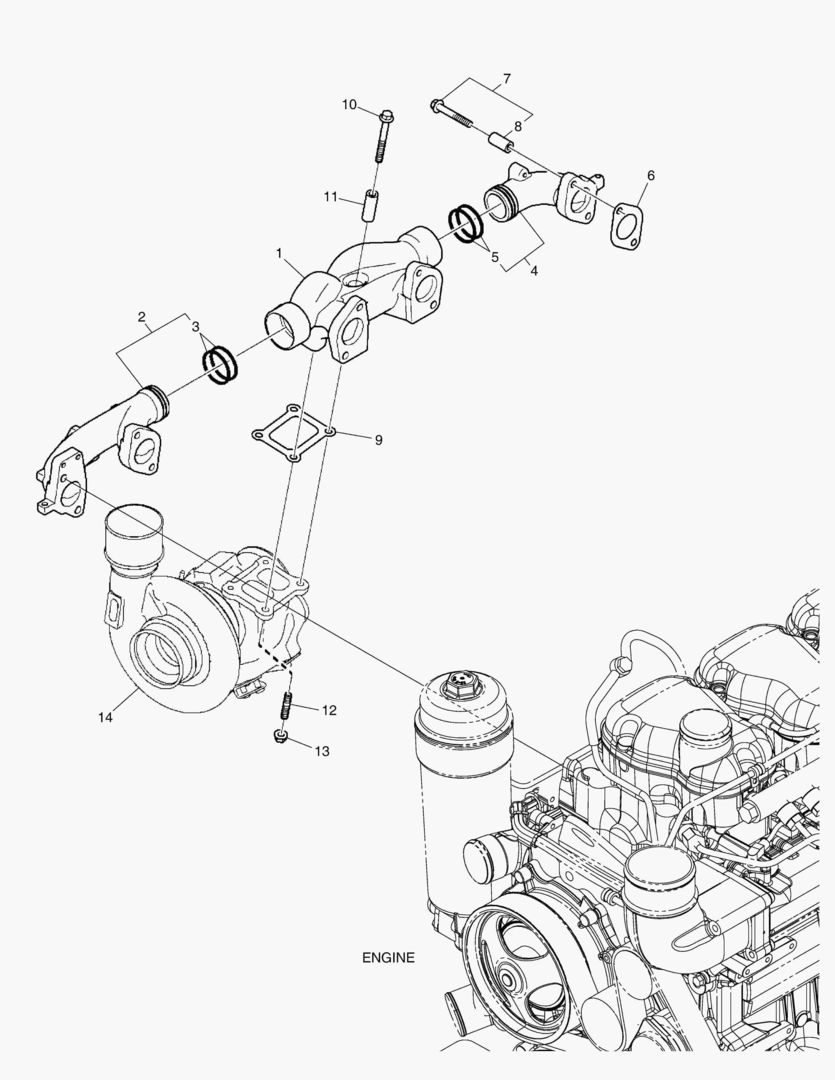027 EXHAUST MANIFOLD