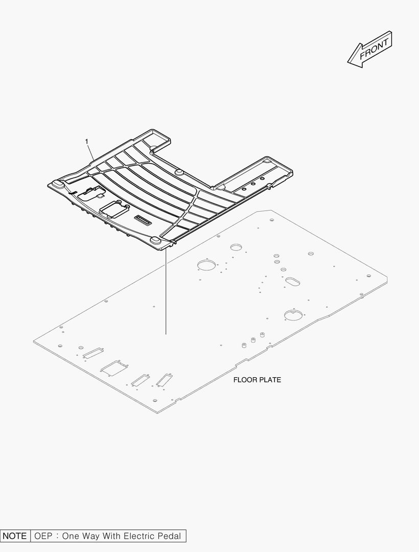 Спецтехника 6350 FLOOR MAT - TWO WAY OR OEP - главное фото