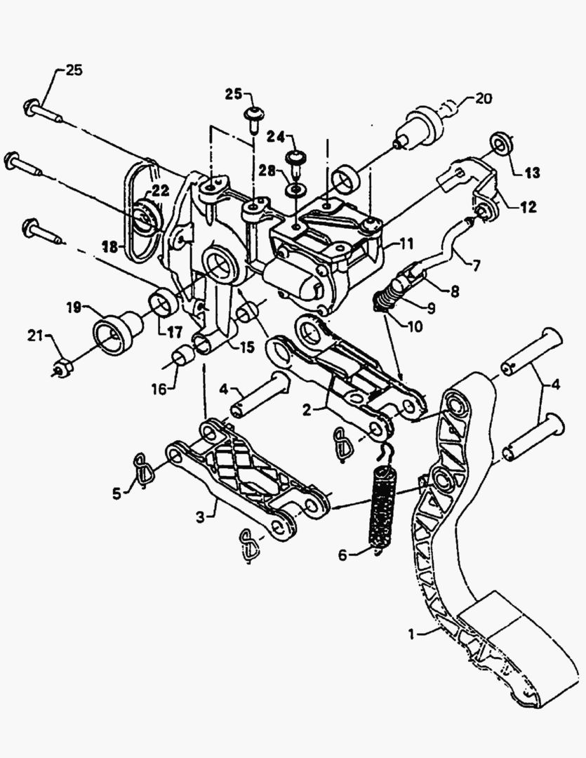 G020-4 ACCELERATOR PEDAL