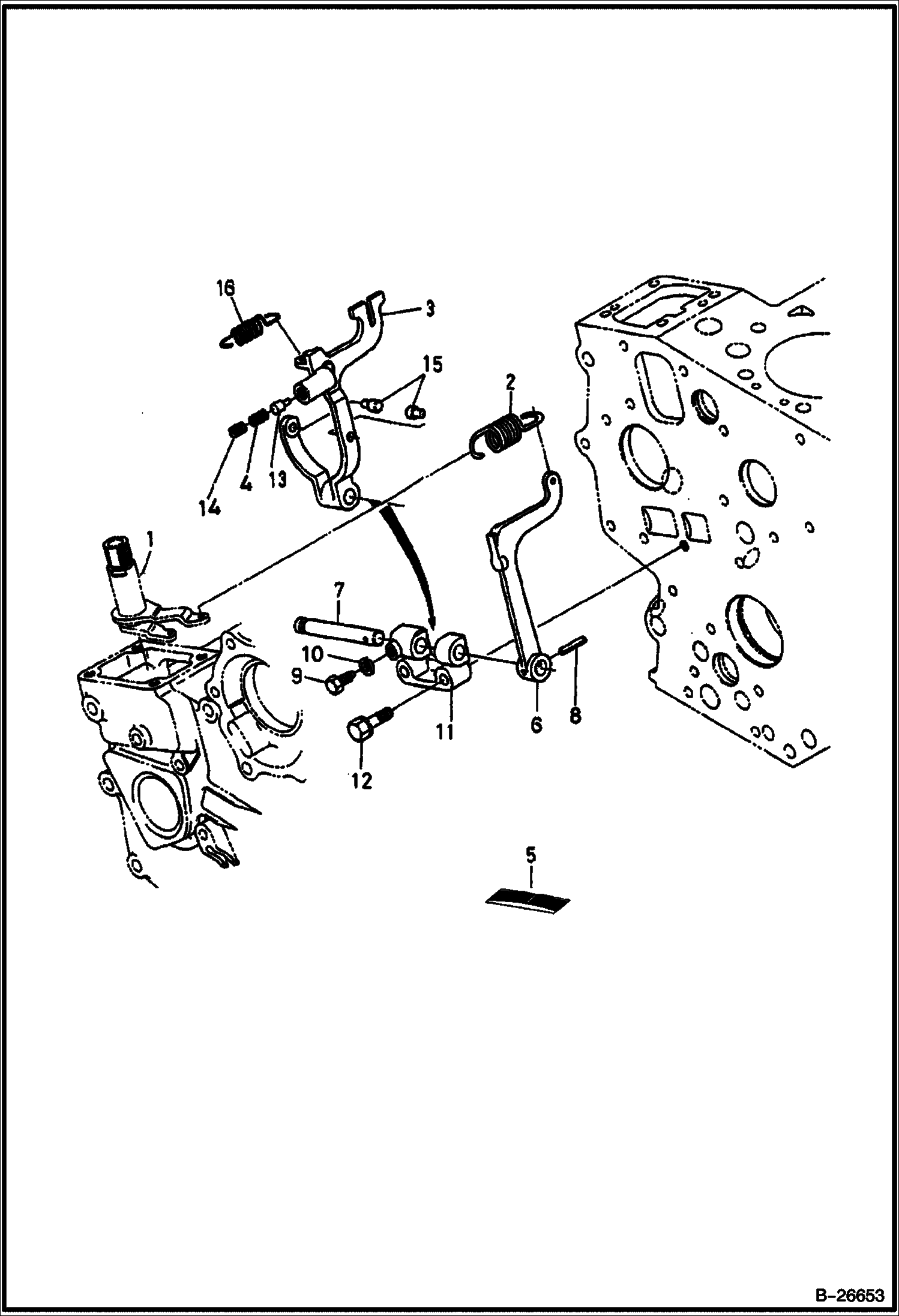 Схема РЕГУЛЯТОР ОБОРОТОВ KUBOTA D722