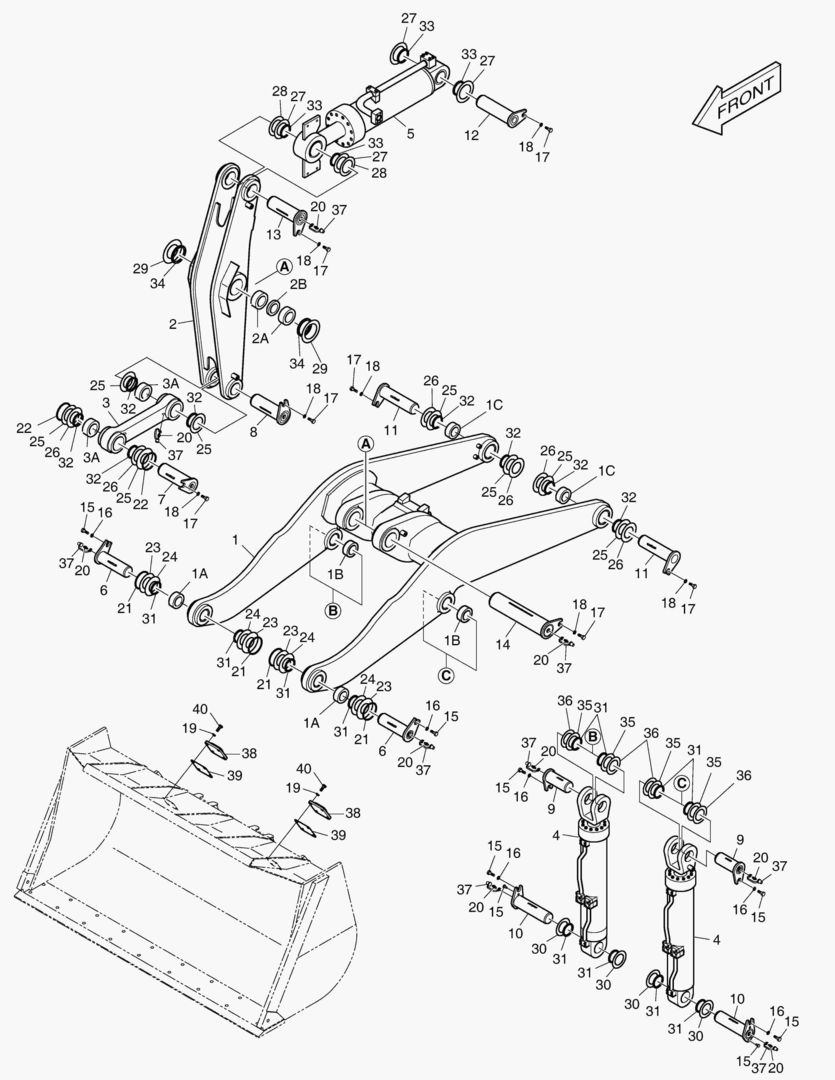 2105 LOADER ARM [3136~]