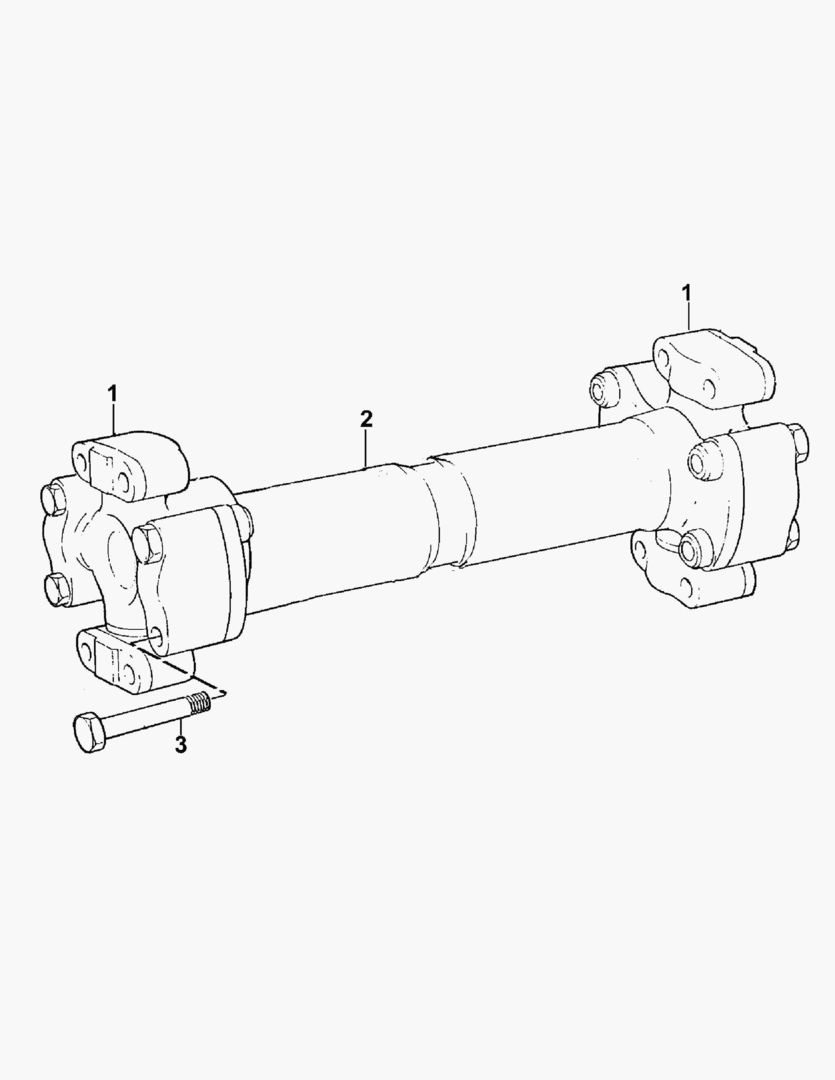 G250-12 CARDAN SHAFT; FRONT WAGON