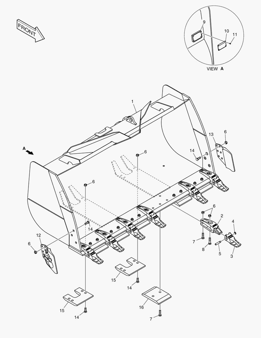 Спецтехника 5730 BUCKET-3.2гЋҐ - SEGMENT(MH) [10712~] - главное фото