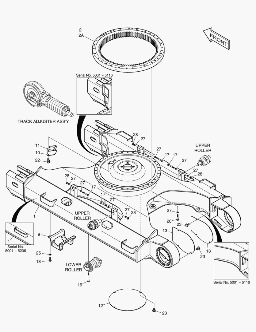 РАМА ГУСЕНИЦЫ