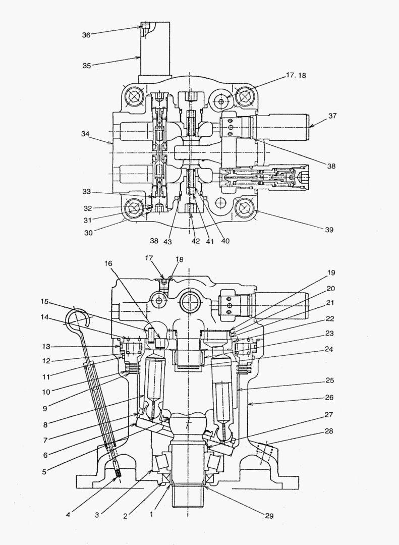 Схема 6133 SWING MOTOR(3) [54~]