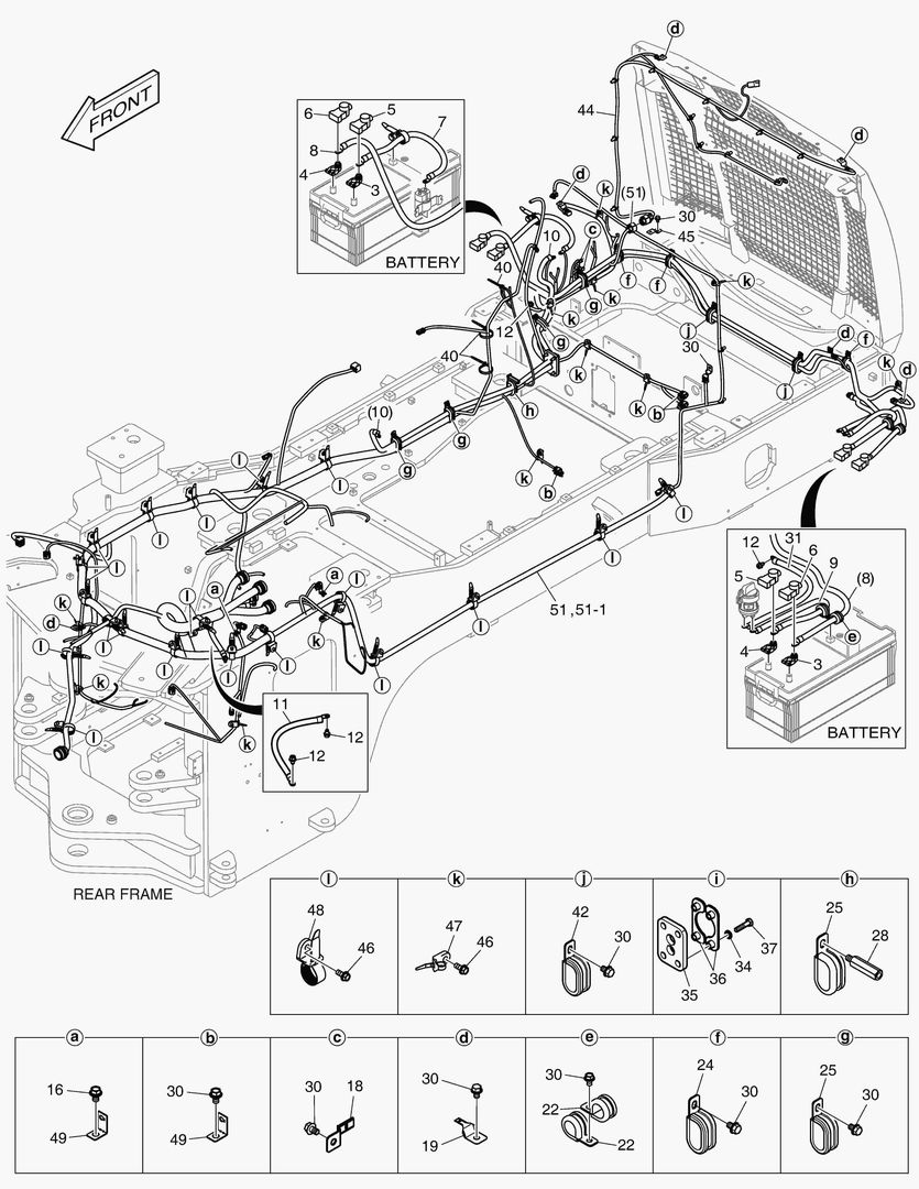 1661 ELECTRIC PARTS - WIRING [10358~]