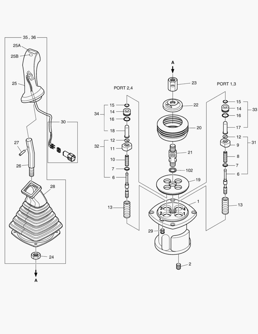 КЛАПАН ДЖОЙСТИКА