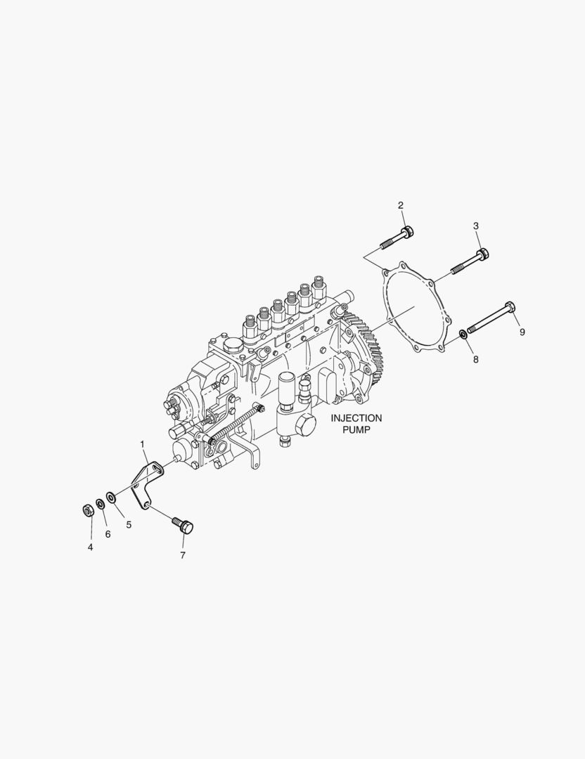 042 INJECTION PUMP MOUNTING