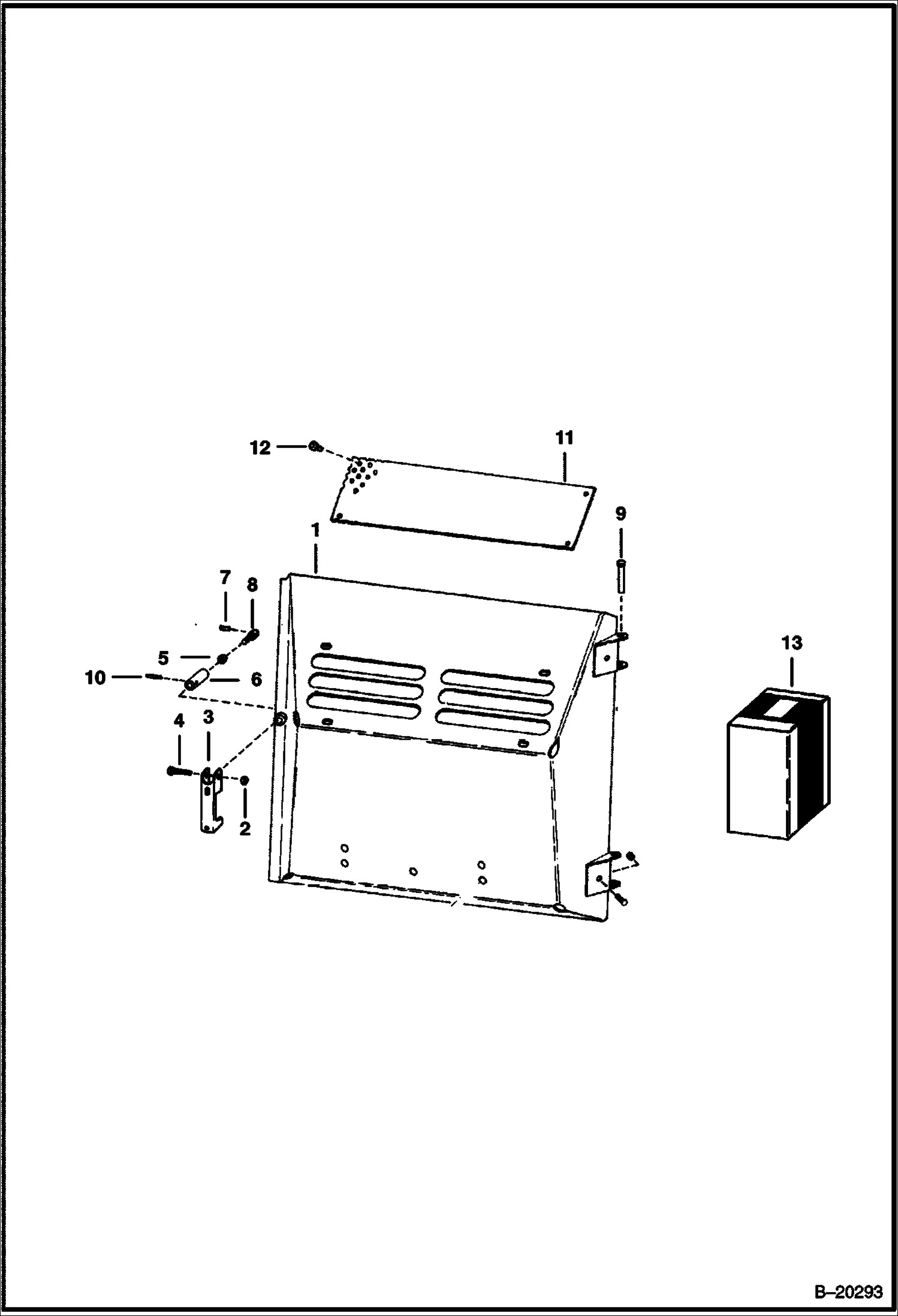 Схема ЗАДНЯЯ ДВЕРЬ