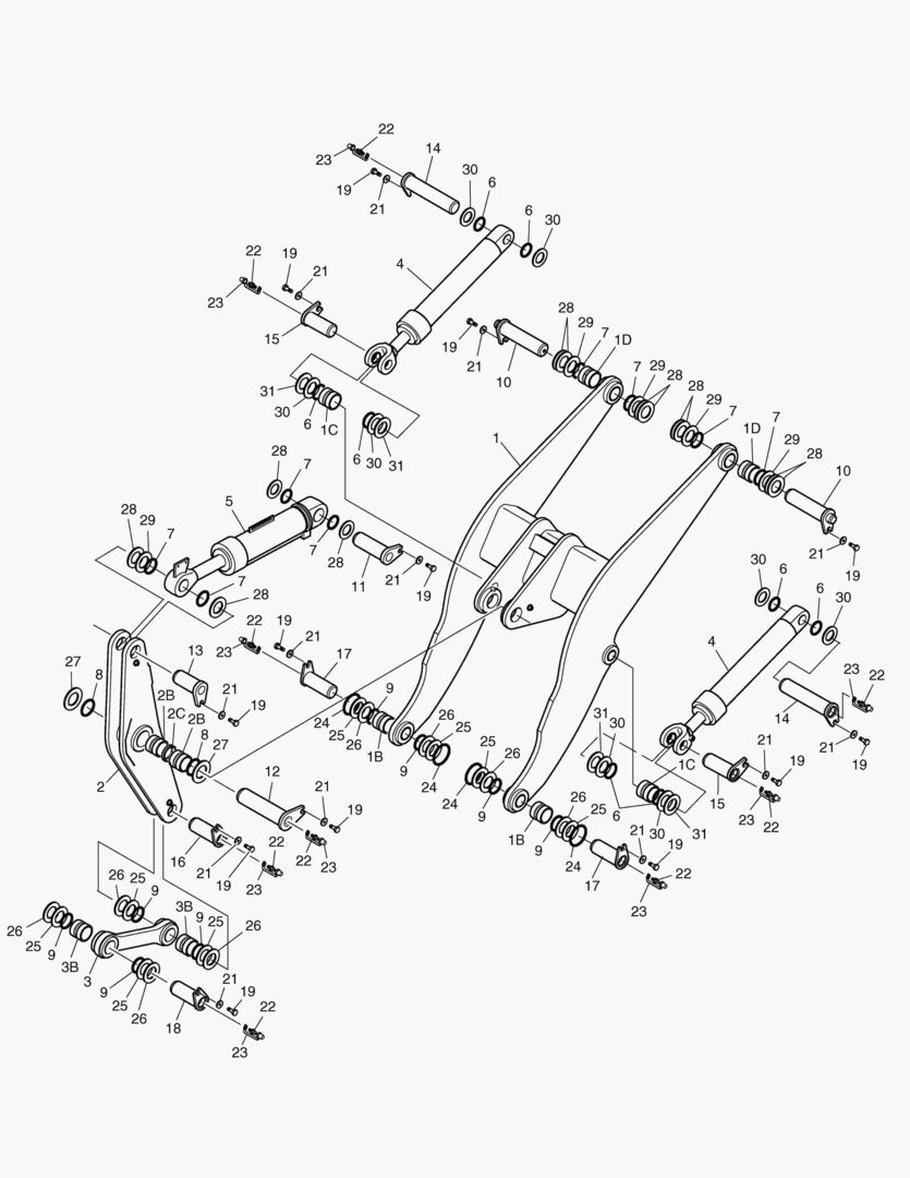 РУКОЯТЬ ПОГРУЗЧИКА-УВЕЛИЧЕННЫЙ (ОПЦИЯ)