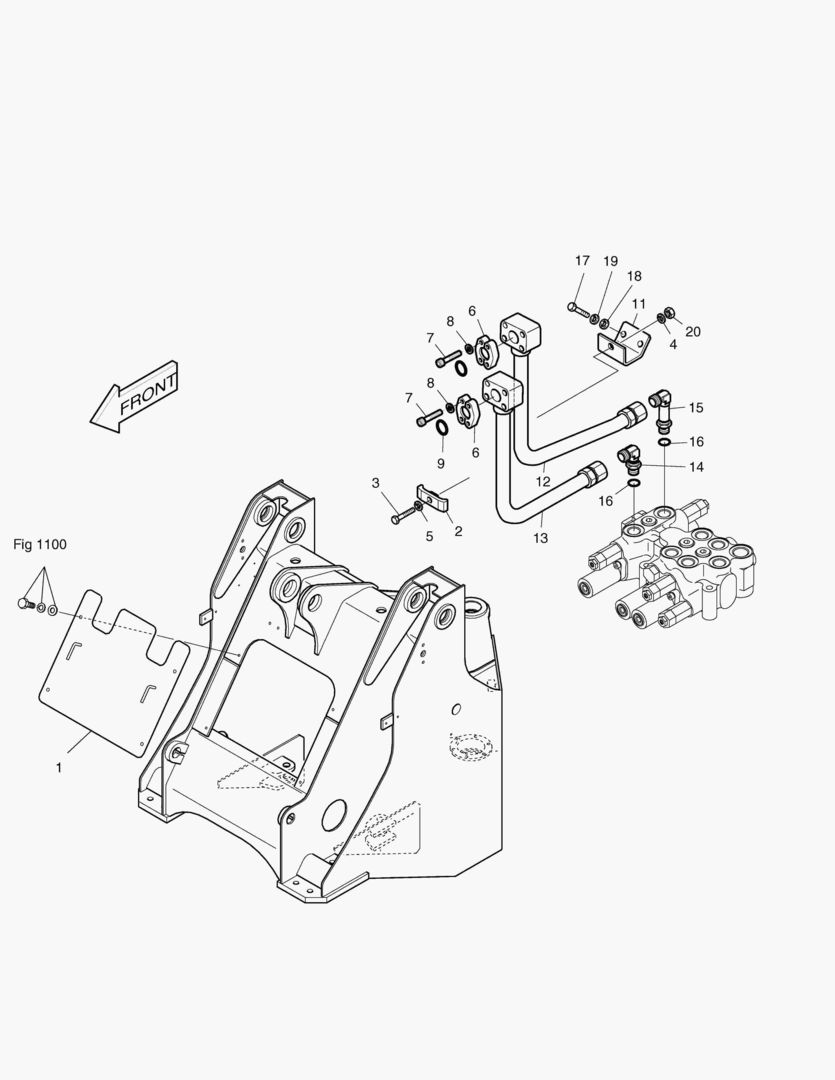 2160 LOG FORK PIPING-OPTION [1001~1020]