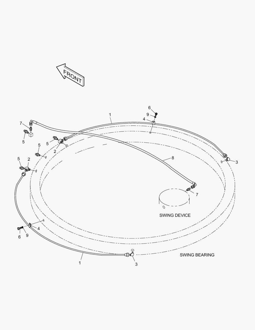 ТРУБОПРОВОД СМАЗОЧНОЙ СИСТЕМЫ