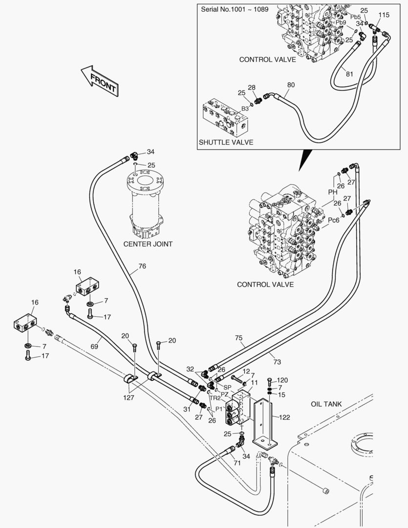 ТРУБОПРОВОД СЕРВОУПРАВЛЕНИЯ(3)