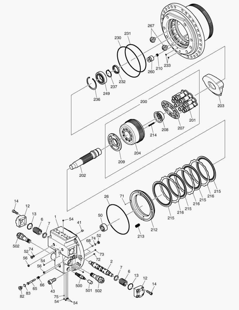 ХОДОВОЙ ГИДРОМОТОР