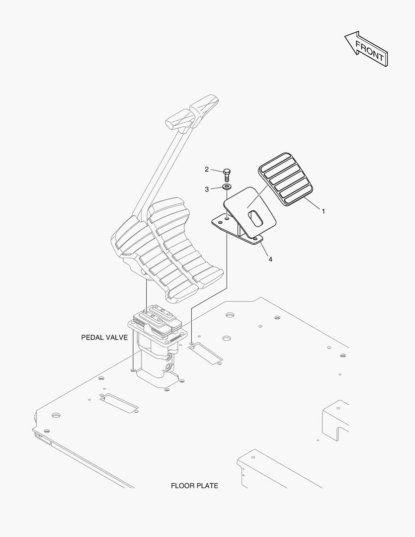 1630 FOOT REST - R.H