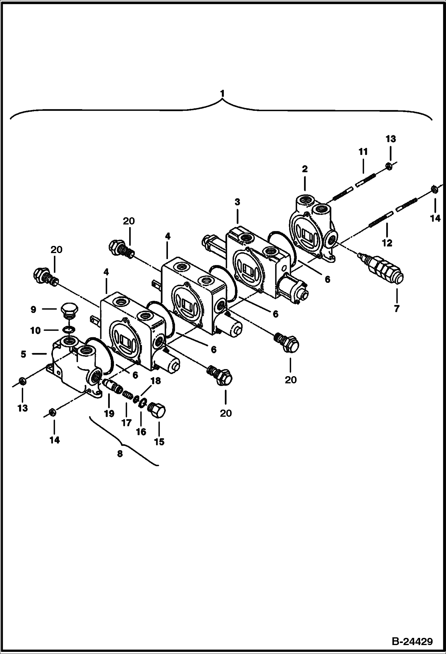 РЕГУЛИРУЮЩИЙ КЛАПАН В СБОРЕ (3 КАТУШКА) (СЕРИЙНЫЙ НОМЕР 511722859 И ВЫШЕ)
