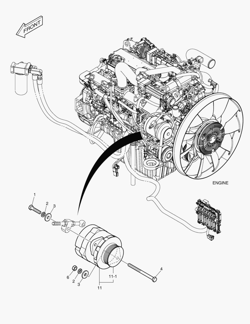 УСТАНОВКА ГЕНЕРАТОРА ПЕРЕМЕННОГО ТОКА