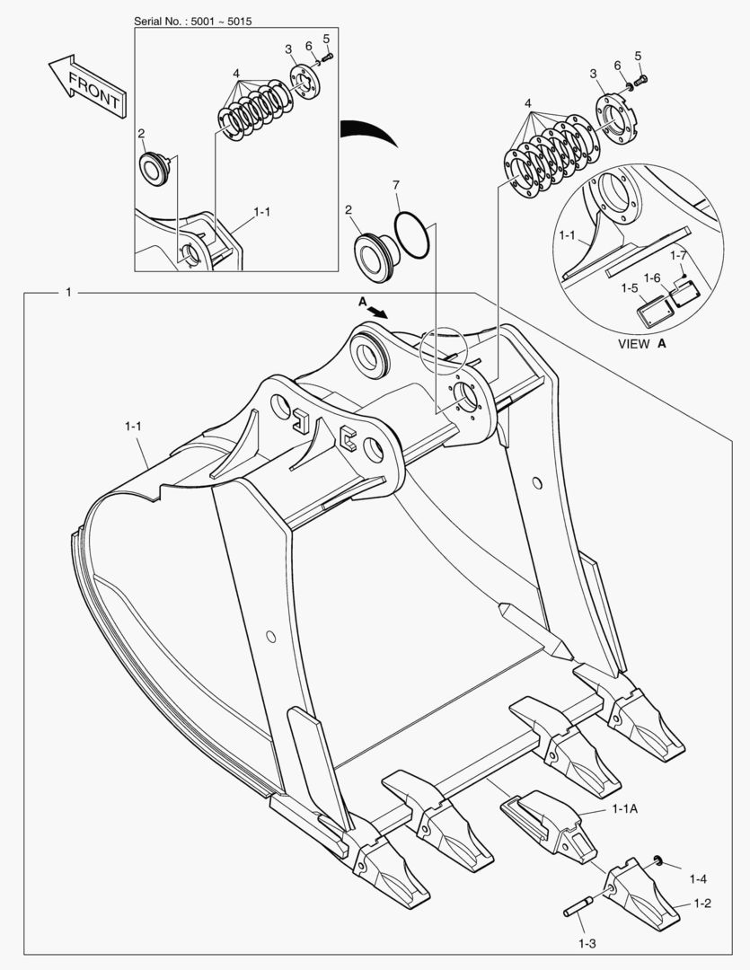 6780 BUCKET - 3.9гЋҐ(H.D) [5001~5127]