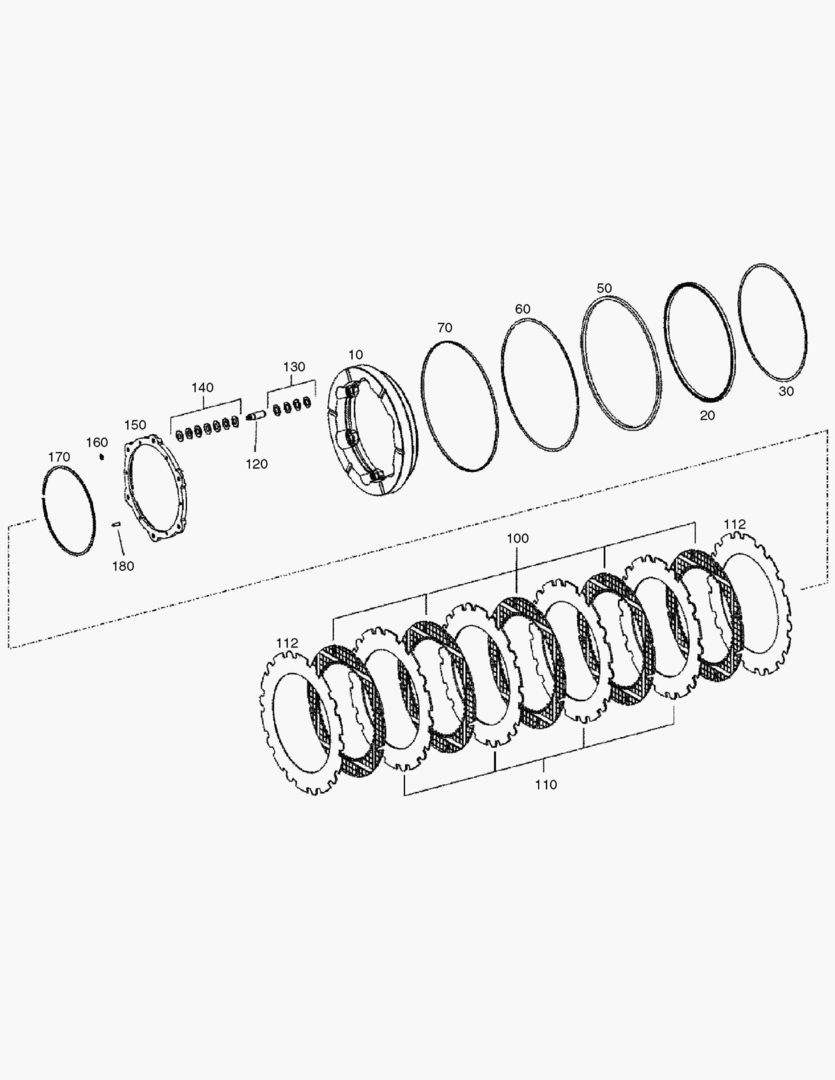 3350 BRAKE - FRONT AXLE [5001~10221]