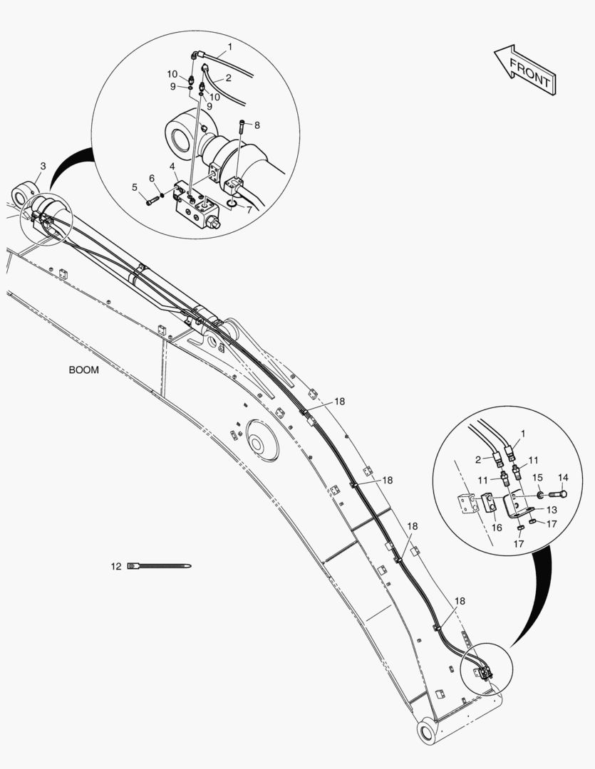 6300 ARM PIPING - LOCK VALVE