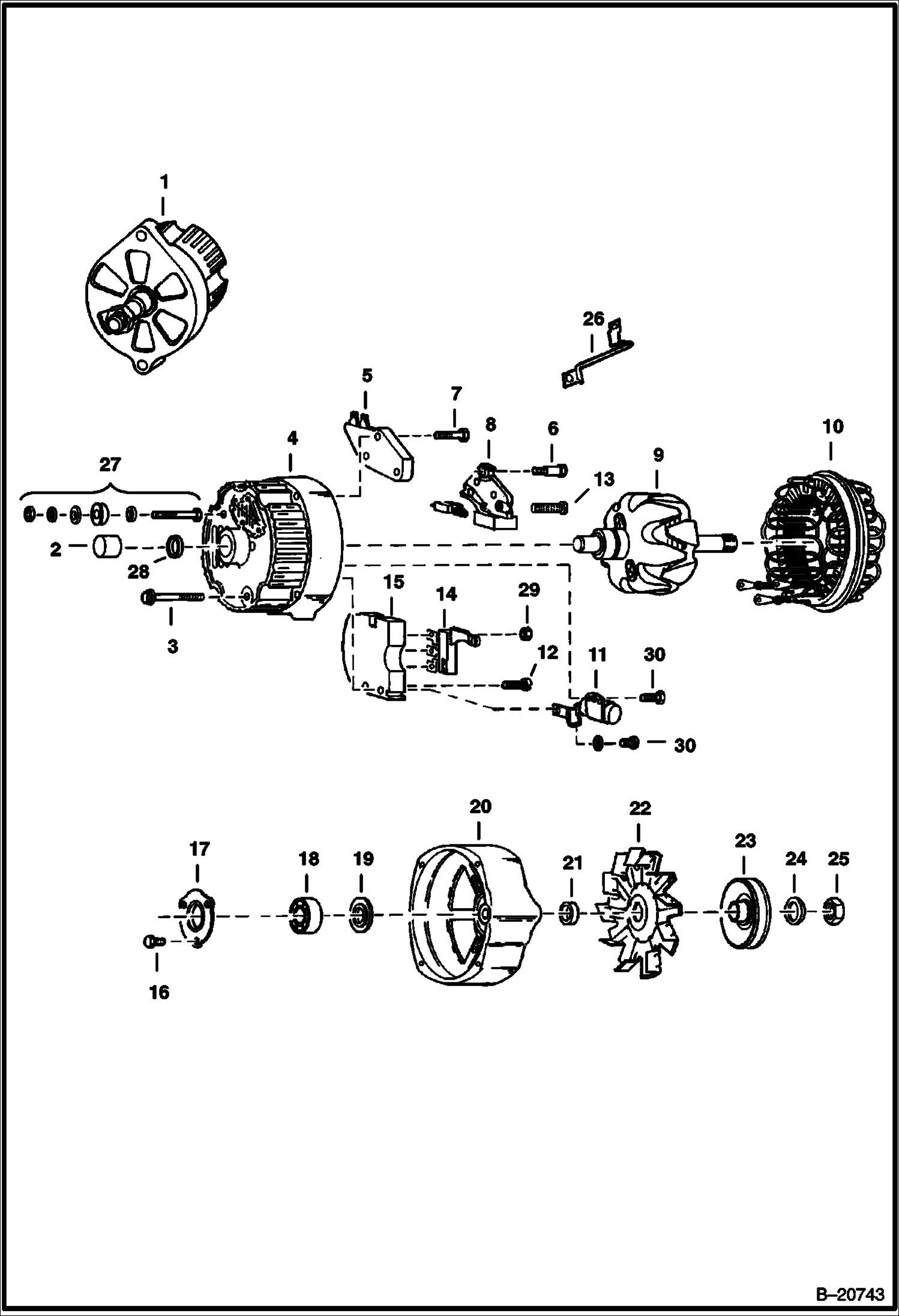 ГЕНЕРАТОР ПЕРЕМЕННОГО ТОКА (ОТКРЫТЫЙ)