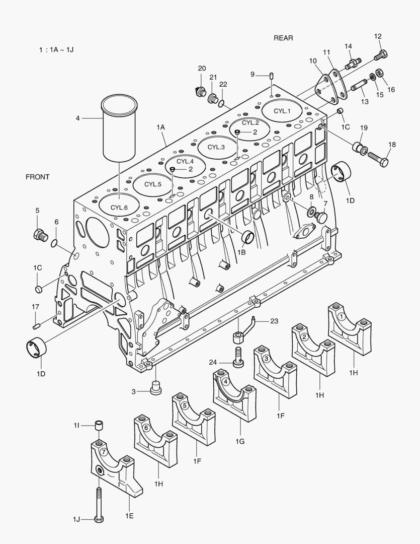 БЛОК ЦИЛИНДРОВ