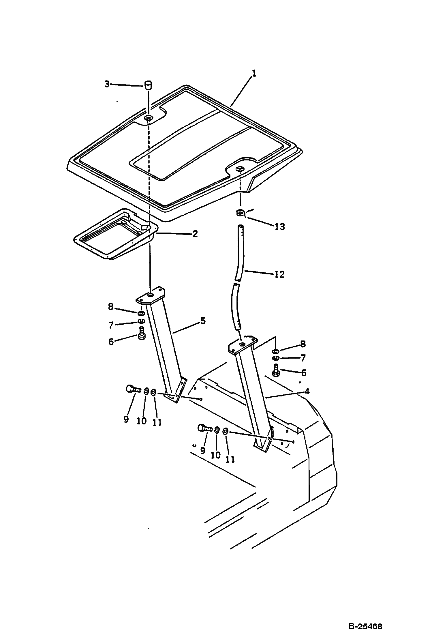 КРЫША НАД СИДЕНЬЕМ ВОДИТЕЛЯ