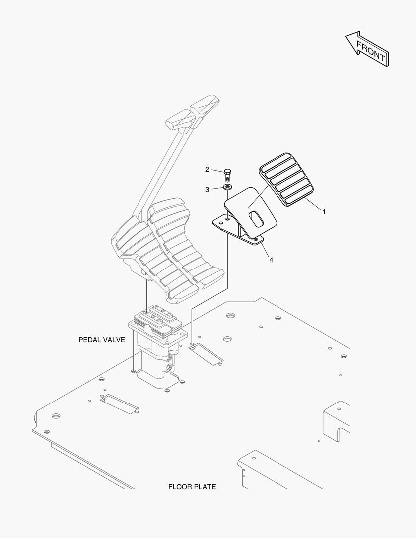 1630 FOOT REST - R.H