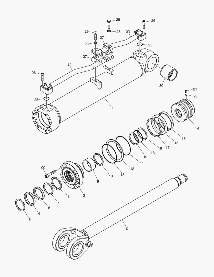 3731 LIFT CYLINDER-R.H