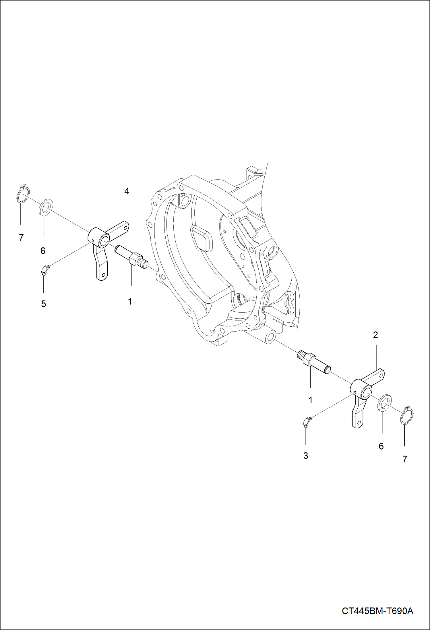 Схема ТОРМОЗНАЯ ТЯГА 2 В СБОРЕ