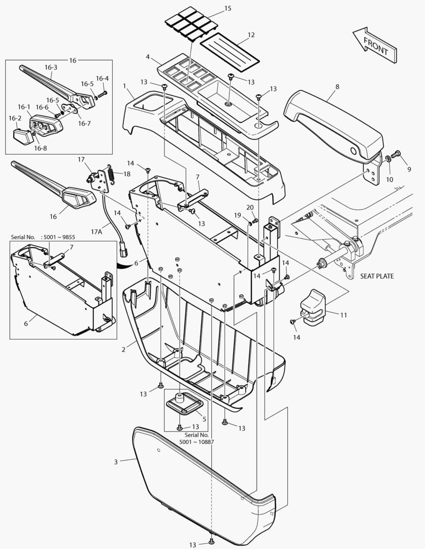 Спецтехника 7400 CONTROL STAND - L.H(ROPS) [5001~10905] - главное фото