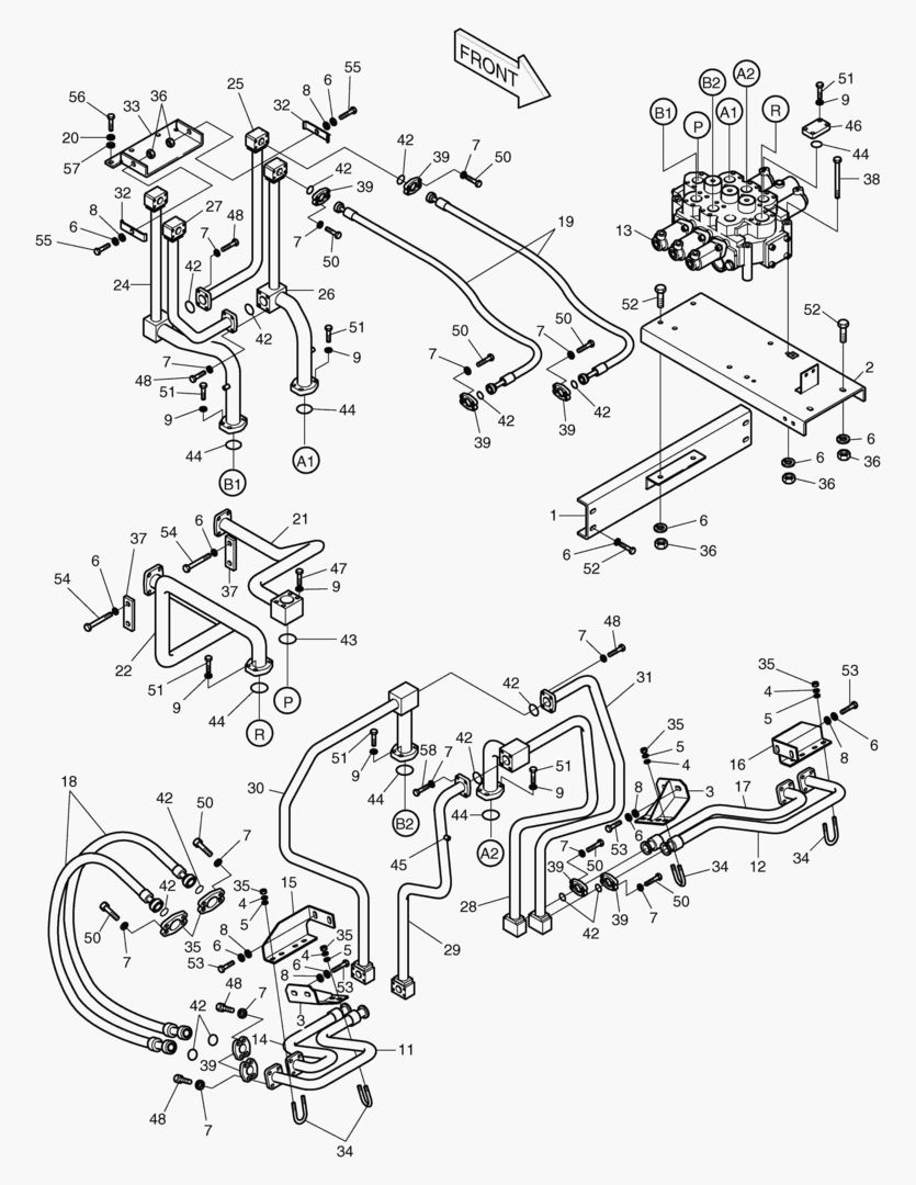 РЕКУЛИРУЮЩИЙ КЛАПАН ТРУБОПРОВОДА-3 КАТУШКИ ОПЦИЯ