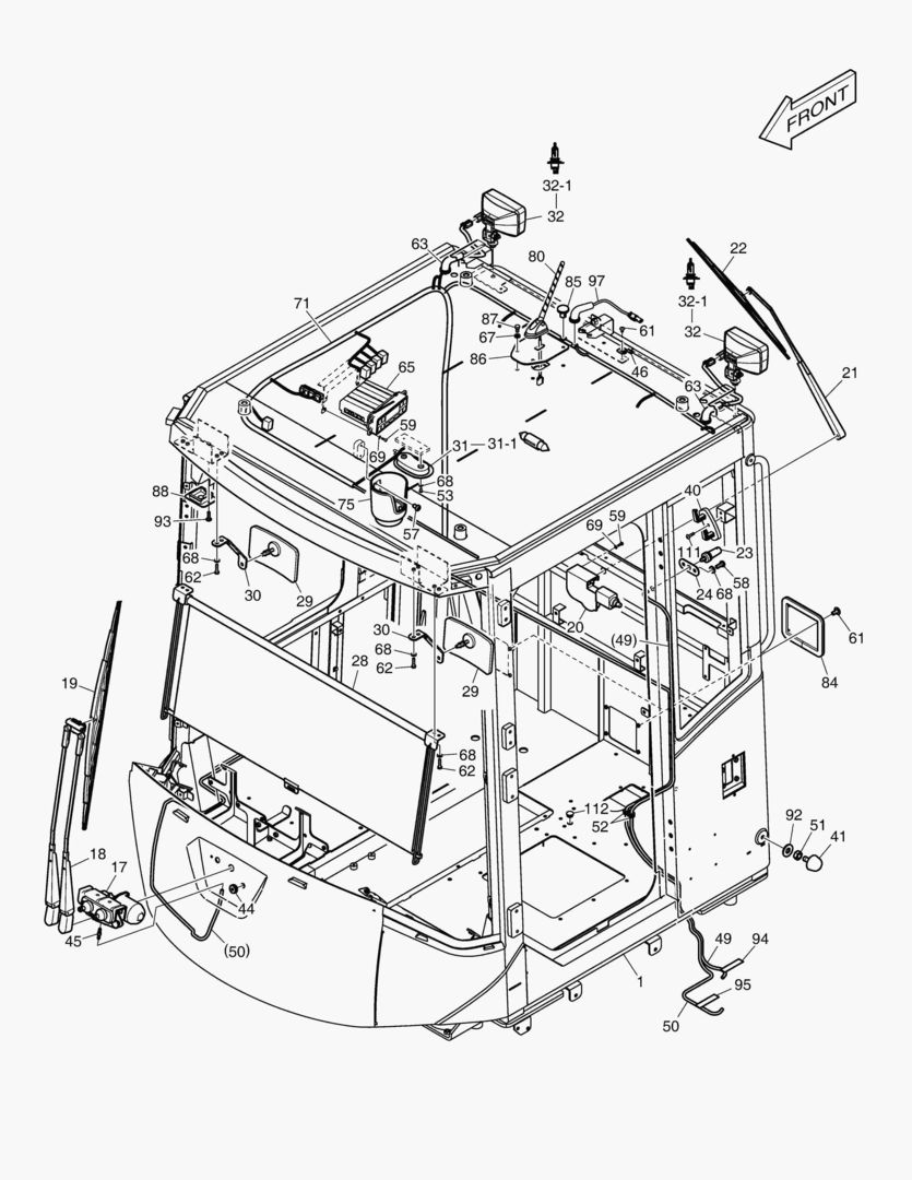 1390 CABIN(1) - BODY [10001~10007]