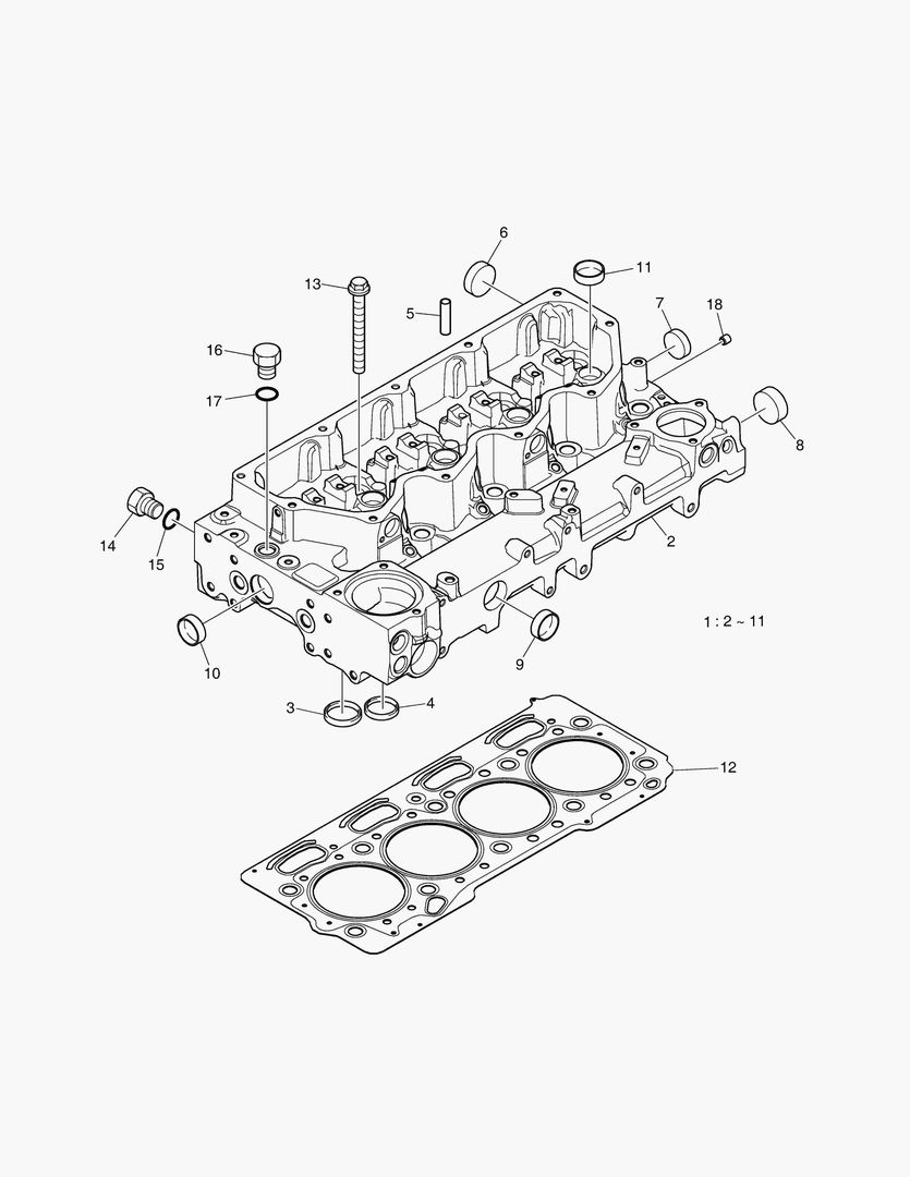 Спецтехника 004 CYLINDER HEAD - главное фото