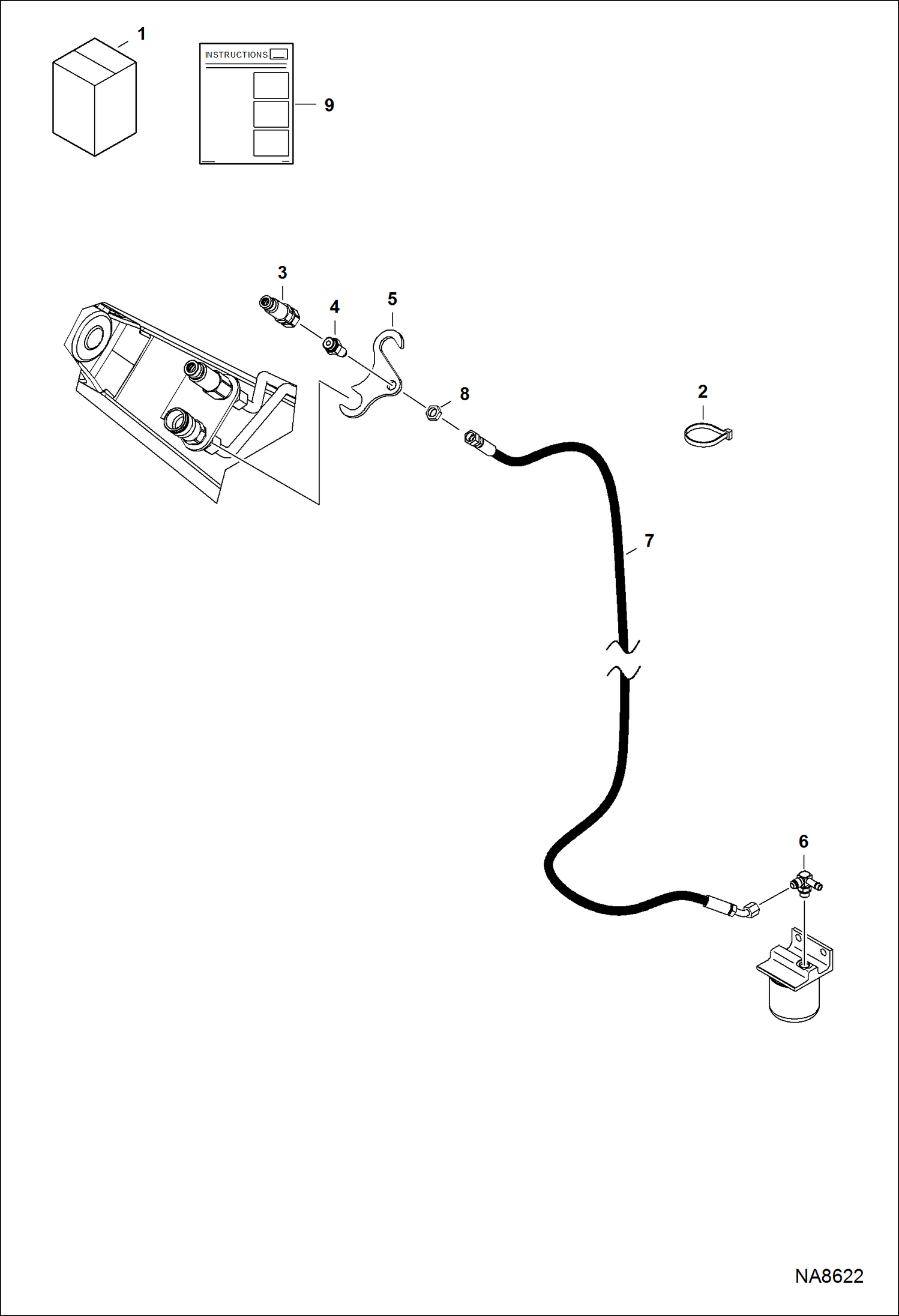 Схема КОМПЛЕКТ СЛИВОВ КАРТЕРА