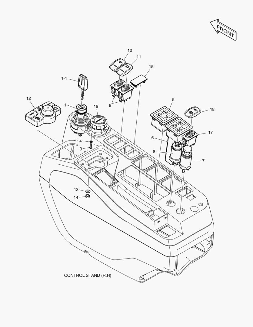 ЭЛЕКТРИЧЕСКИЕ ЗАПЧАСТИ - ПУЛЬТ УПРАВЛЕНИЯ