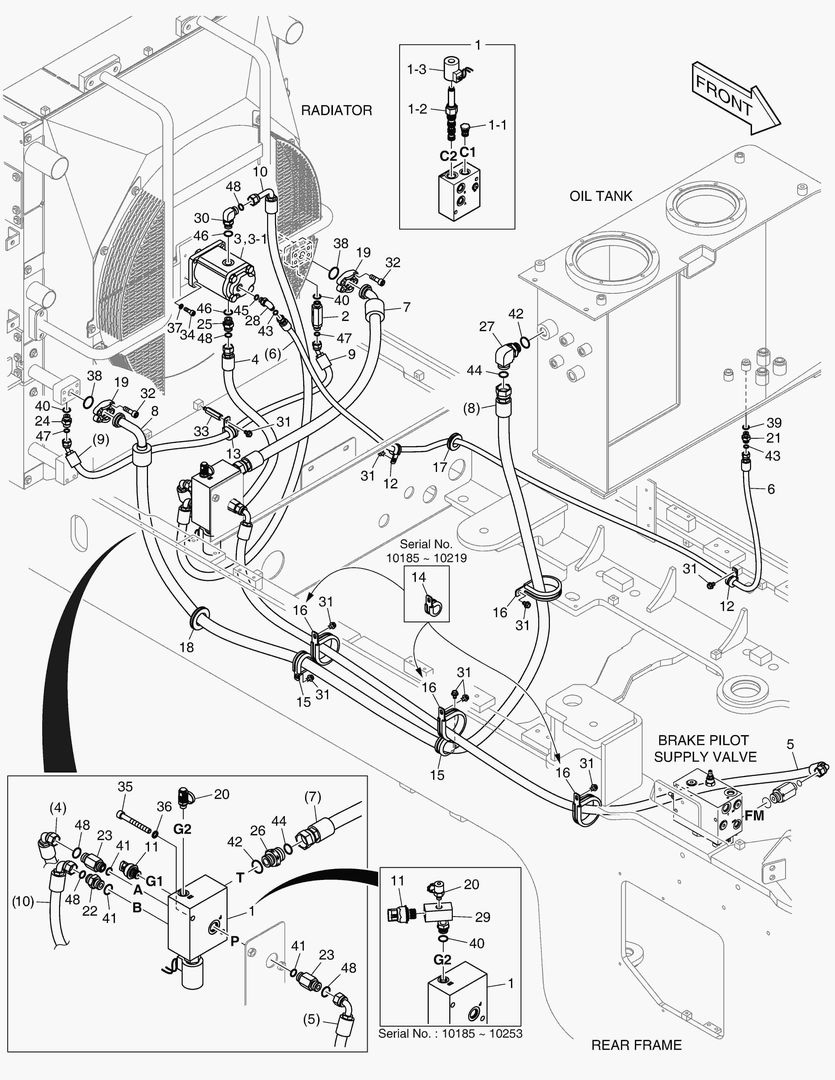 ТУБОПРОВОД МАСЛЯНОГО РАДИАТОРА (2)