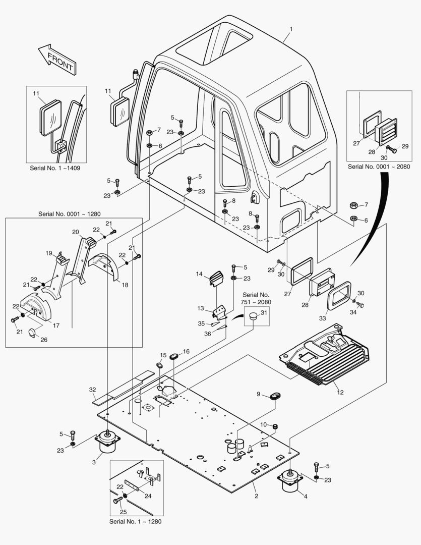КАБИНА В СБОРЕ
