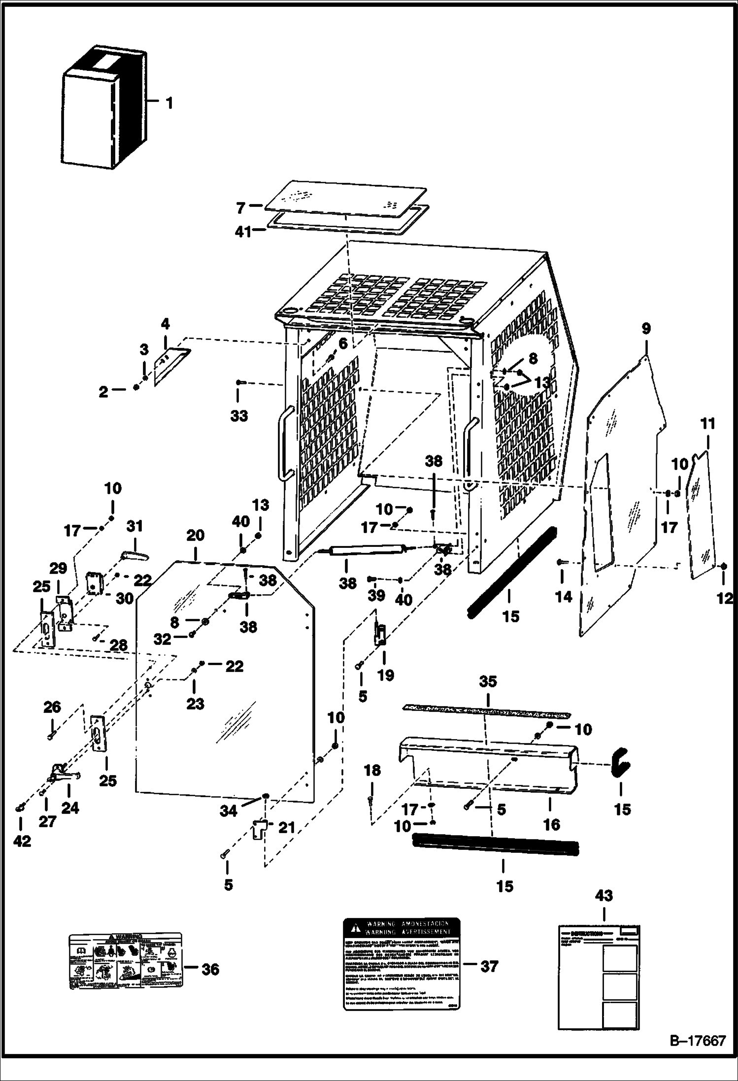 КОРПУС КАБИНЫ