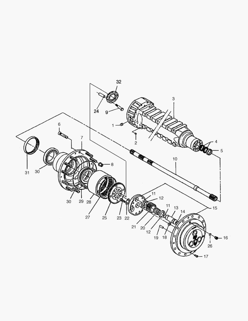 ПЕРЕДНЯЯ ПЛАНЕТАРНАЯ ПЕРЕДАЧА
