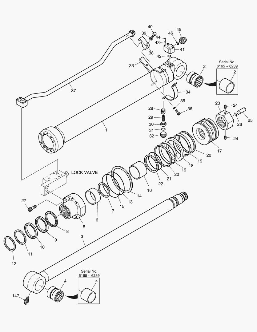 Спецтехника 4451 ARM CYLINDER - LOCK VALVE [6165~] - главное фото