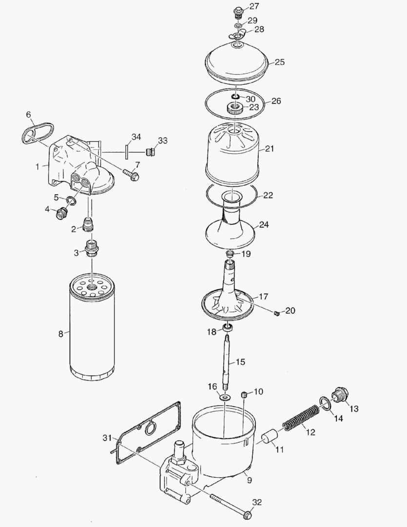 Спецтехника G010-38 CENTRIFUGAL OIL CLEANER; OIL FILTER
