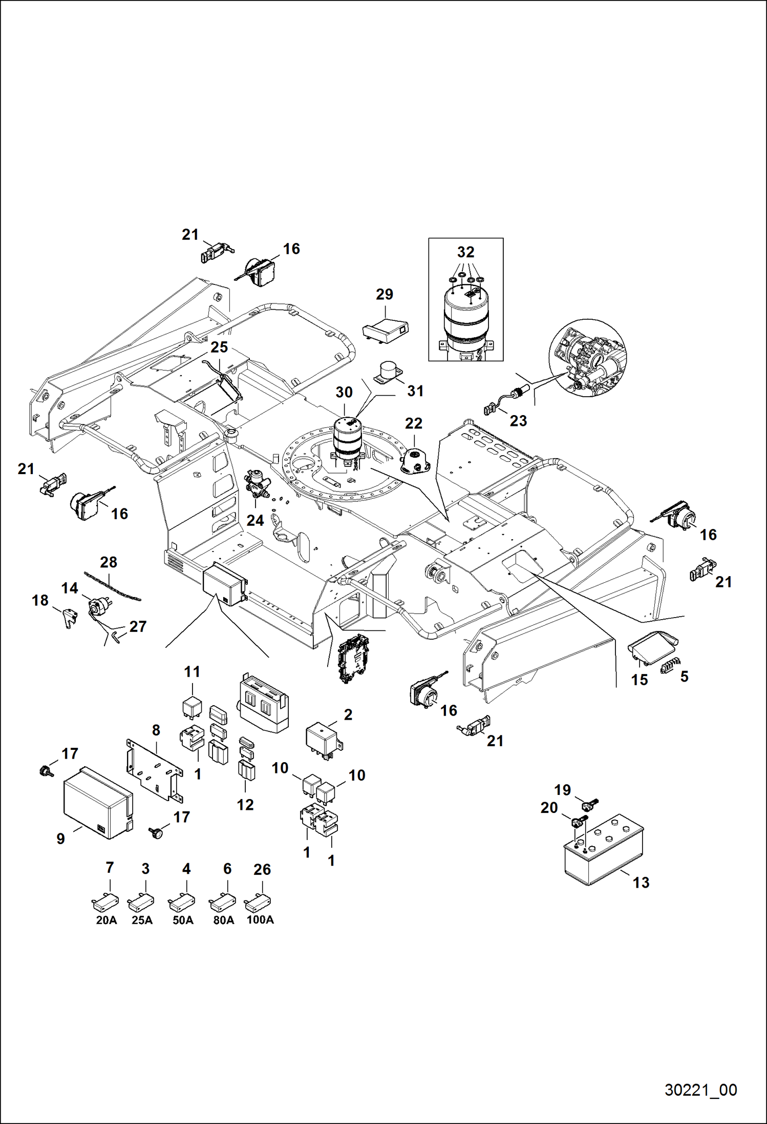ЭЛЕКТРИЧЕСКИЕ ДЕТАЛИ ШАССИ